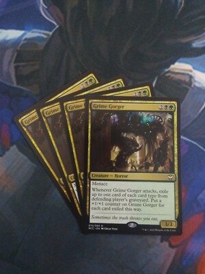 Grime Gorger x 4 | 7% Off 2+ | C Streets of New Capenna | NM | MTG