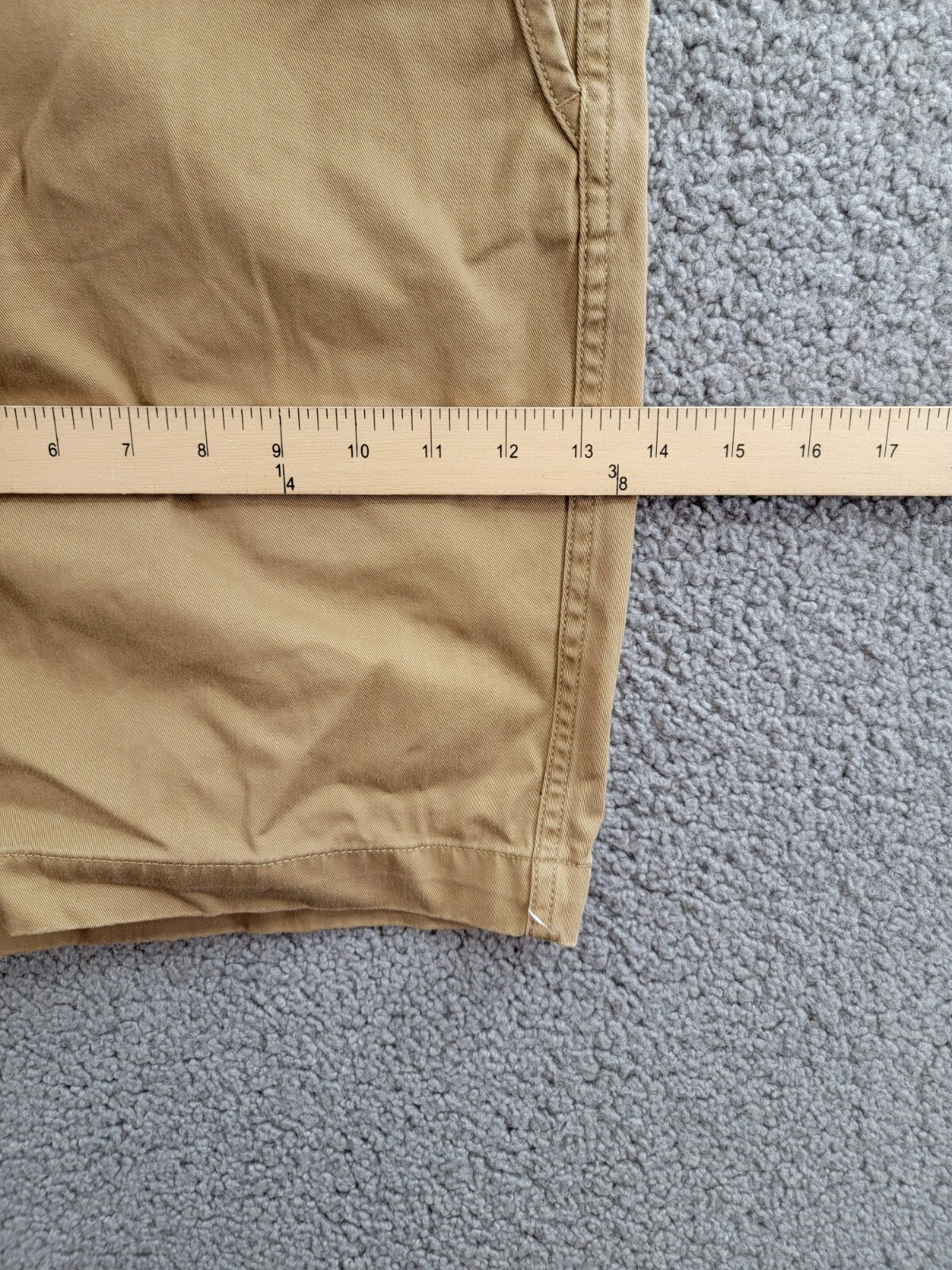Polo Ralph Lauren 8-Inch Relaxed Fit Chino Shorts Men's 33 Sandsurf Button Zip - Picture 6 of 18