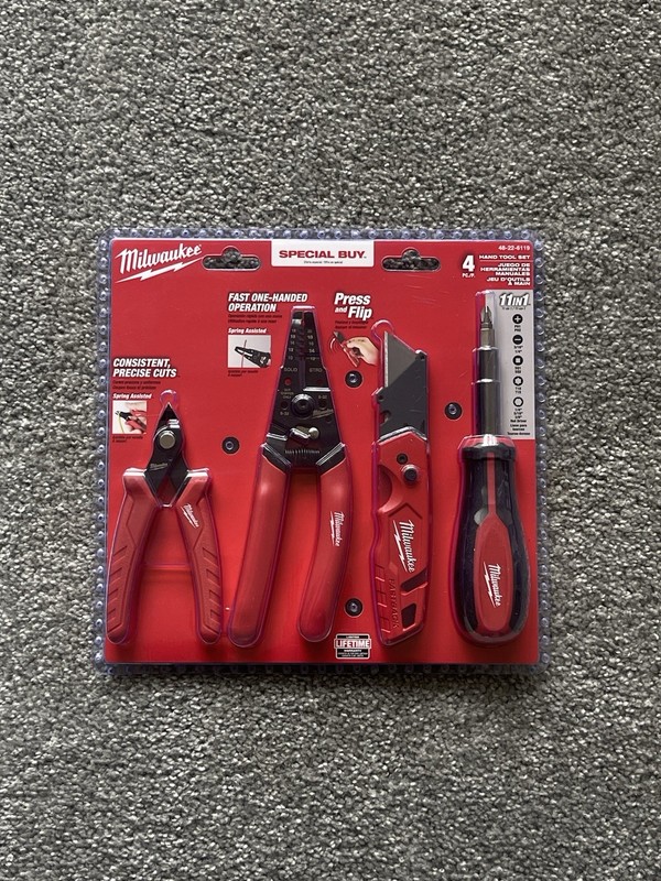 Milwaukee Electrician's Hand Tool Kit (4-Piece)