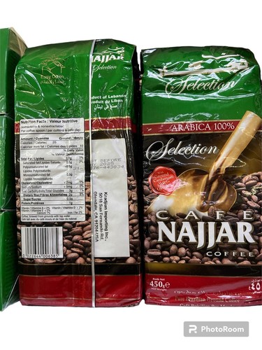 Najjar - Turkish Coffee with Cardamom (450g) 100% Arabica Coffee Beans Free Ship