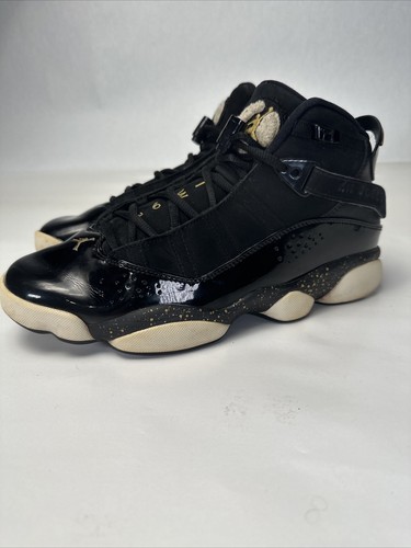 Nike Air Jordan 6 Rings Black Metalic Gold 322992-007