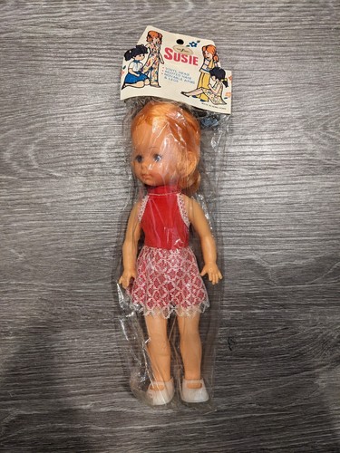Vintage Susie Doll Made In Hong Kong, 1960s 1970s Barbie Like NIP 