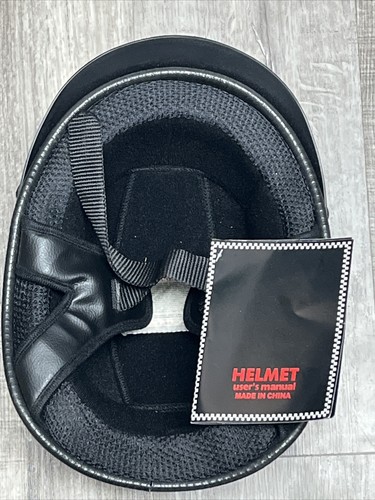 HCI 100 Carbon Fiber Half Helmet Shorty with Visor Lightweight Size XXL NWT