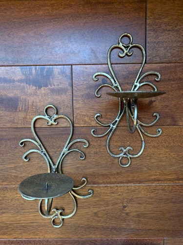 Scroll Candle Holders 10x6 Vg