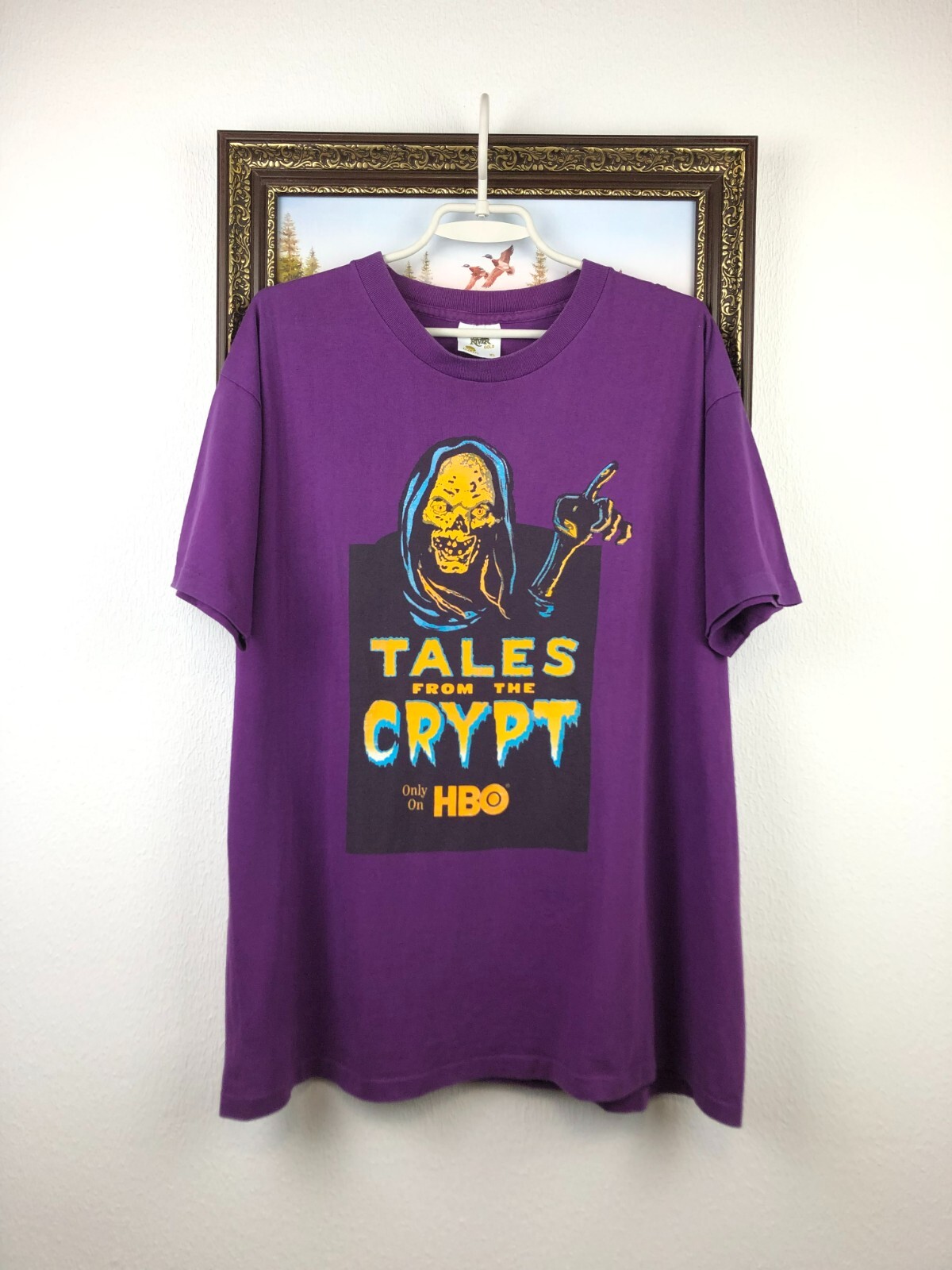 90s Tales from the Crypt ©︎入り ホラー Tシャツ Vintage 90's Tales From The Crypt TV Show Promo Shirt HBO