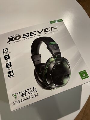 NEUF NEW casque gaming TB turtle beach XO seven avec adaptateur audio xbox one