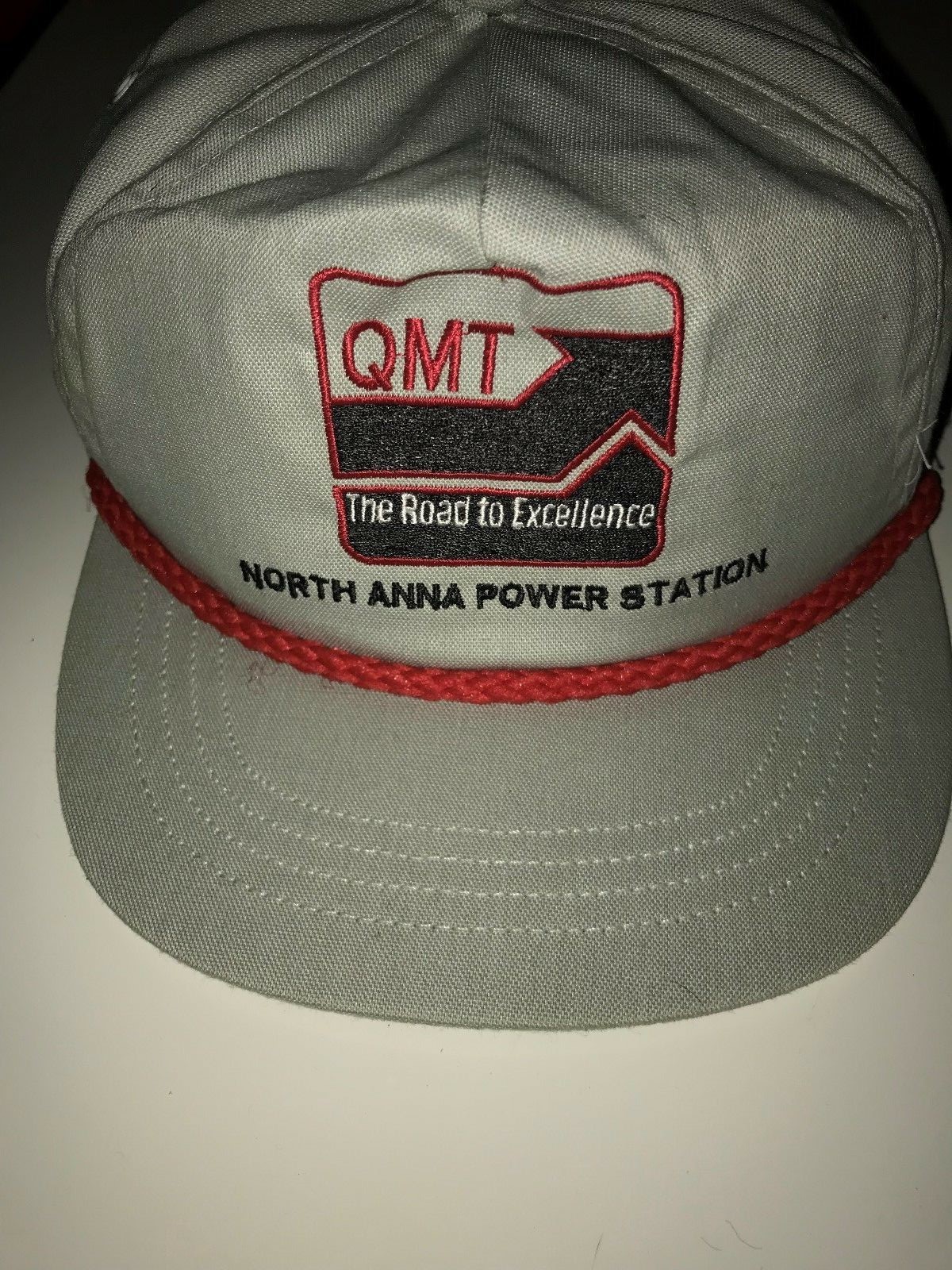 VINTAGE NORTH ANNA POWER STATION QMT SNAPBACK DRAW ROPE TRUCKER STYLE ONE SIZE