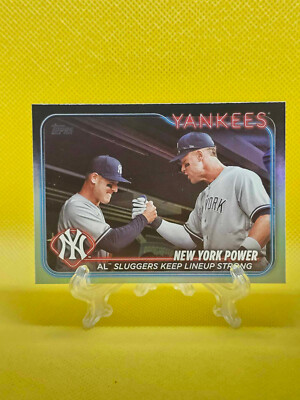 2024 Topps New York Power: Al Sluggers Keep Lineup Strong #315 RAINBOW FOIL