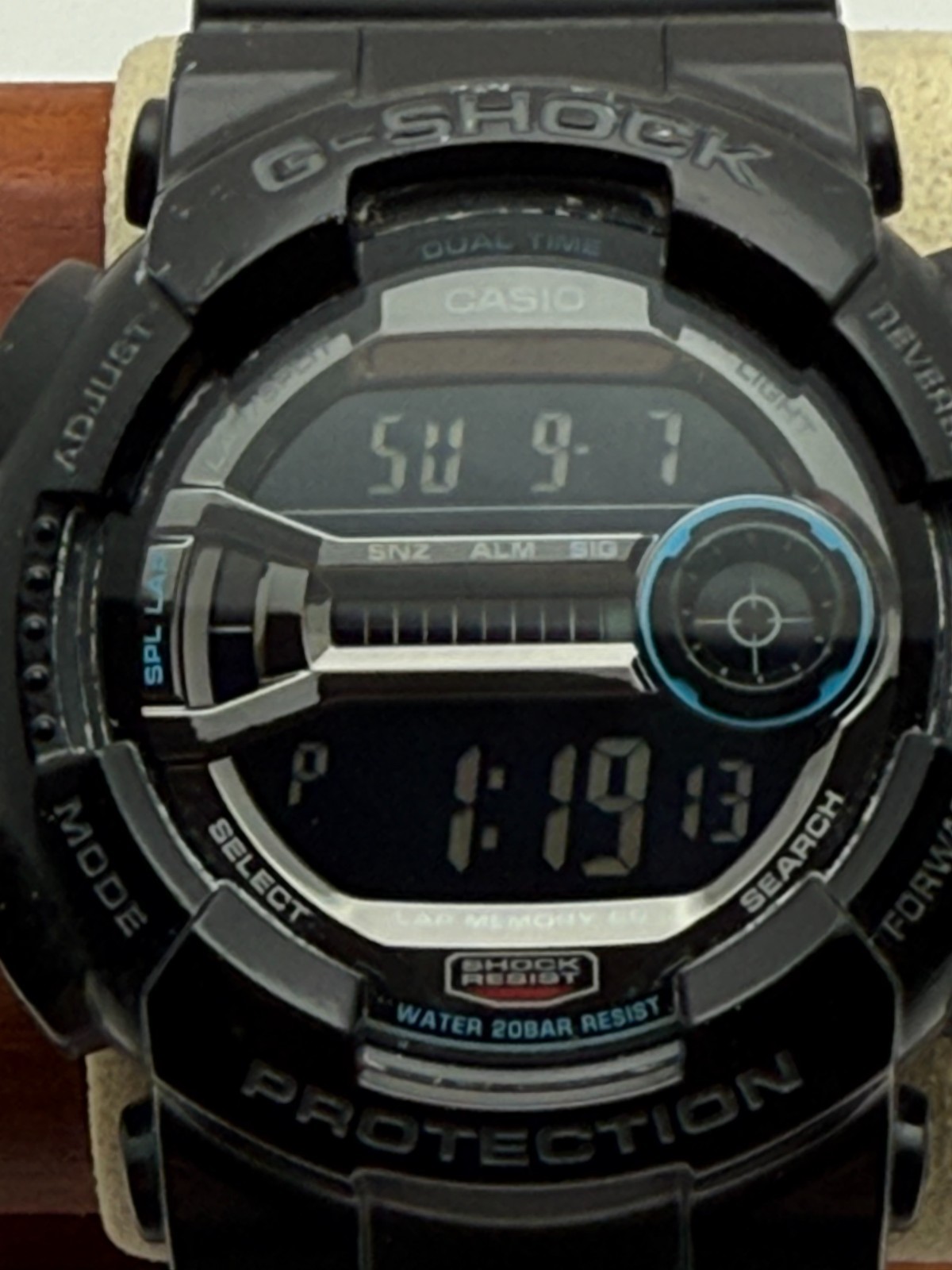 CASIO G-SHOCK GD-110-1 · Black Digital · 2012, New Battery, 51 mm 