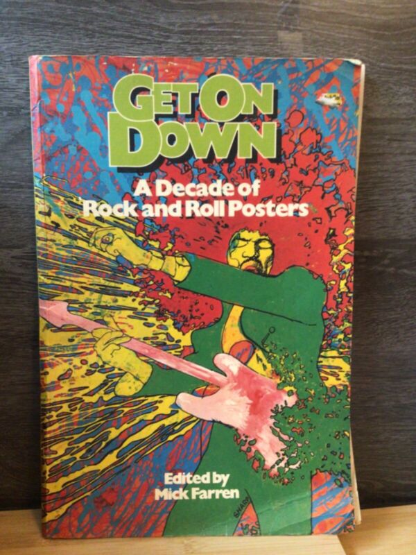 Get On Down A Decade Of Rock and Roll Posters 1977 Pre-Owned