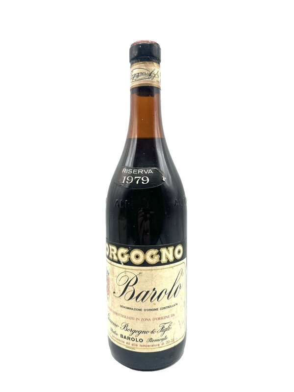 Vintage Vin Rouge Barolo Rechange 1979 Giacomo Borgogno 75cl 13,5 %