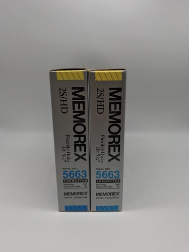 Lot of 20 Memorex 2S/HD 5.25 Flexible Disks