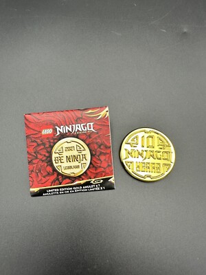 Legoland Texas Ninjago 10th Anniversary Lego Gold Commemorative Coin 2021 NEW