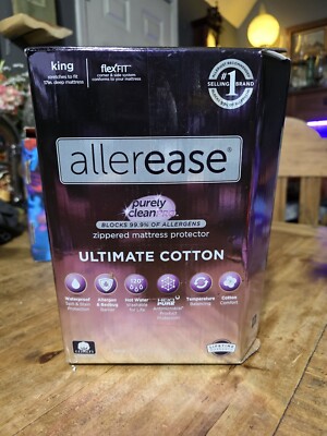 AllerEase Ultimate Allergy Protection and Comfort Zippered Mattress Protector...
