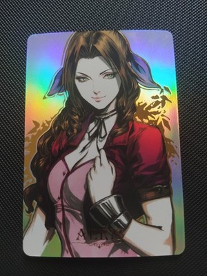 Anime Holo Waifu Card - Cardass Masters - Final Fantasy VII - Aeris #33