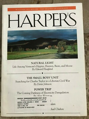 NEW! HARPER'S, October, 2000 Issue, Natural Light, Power Trip