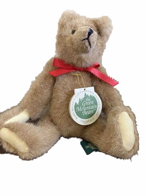 Vintage Collectable Teddy Bear, Green Mountain Tan/Light Brown