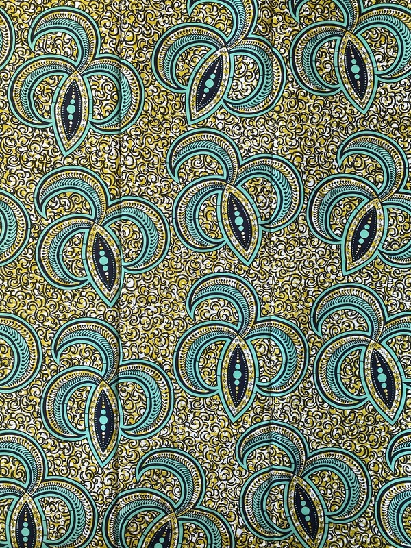 Coupons De Tissus Pagne Wax Africain Africain 2 Yards / ð¯% Coton QualitÃ© Sup