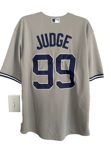 Men's New York Yankees Aaron Judge #99 Gray Away Limited