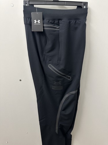 Pre-owned Under Armour 3-nwts-2024- Unstoppable Fitted Cargo Pants - Men's - 1352026 01 In Black Ghost Gray Khaki