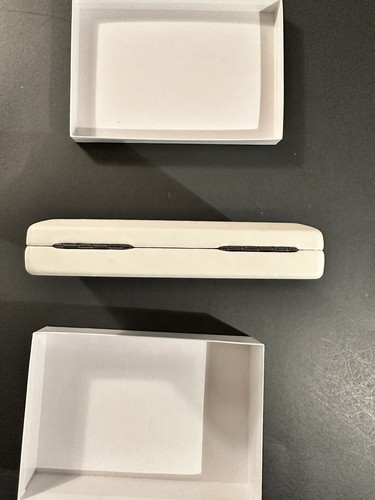 JcPenney Empty White Box and Outer Presentation Box Storage Jewelry