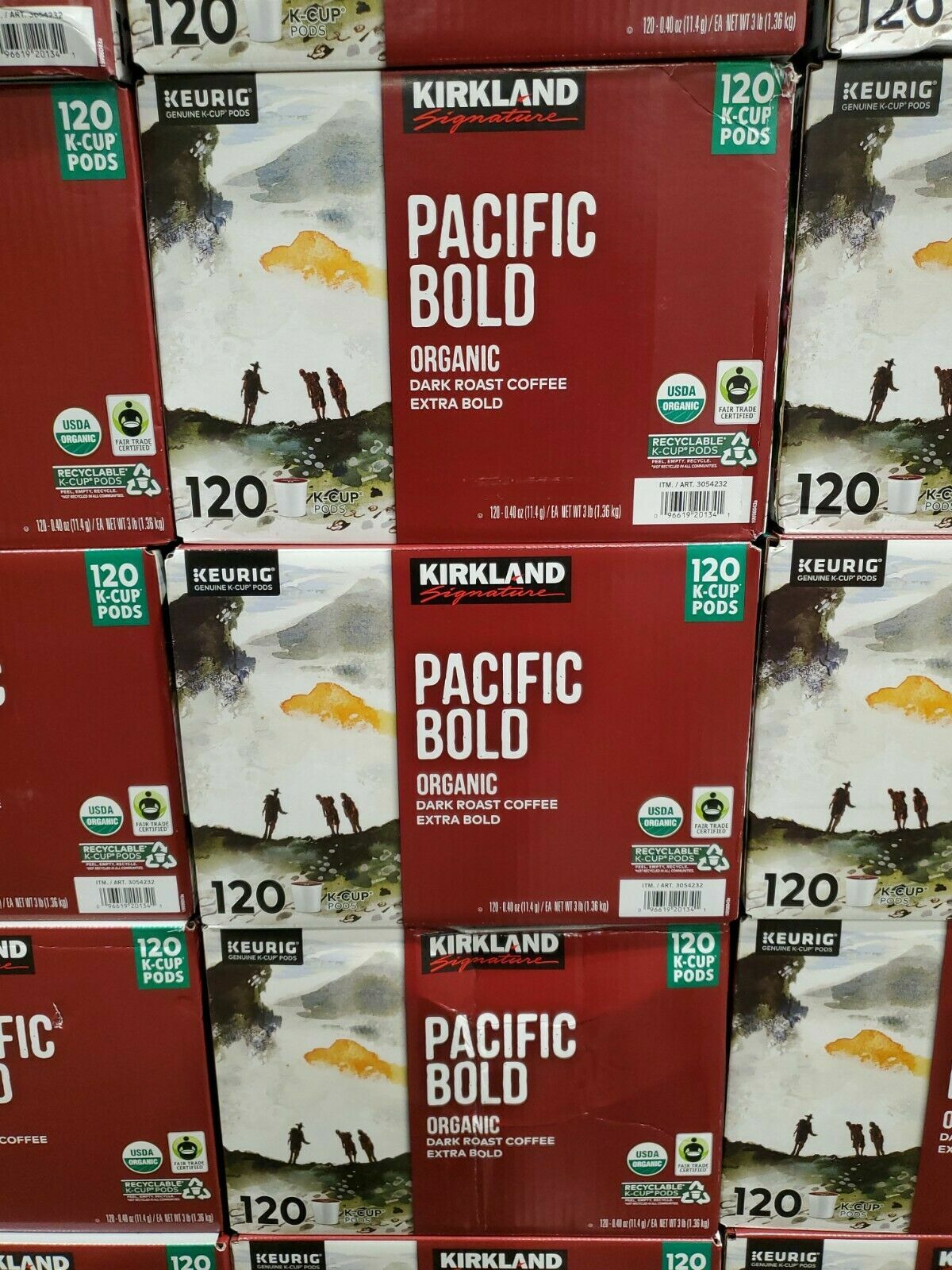 Kirkland Signature Organic Coffee K-Cup 120 Pods Dark Medium Kirkland Signature Organic Coffee K-Cup 120 Pods Dark Medium