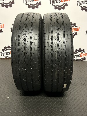 2x 215 70 R15C 109/107S FIRESTONE VANHAWK2 5mm TESTED FREE FITTING 