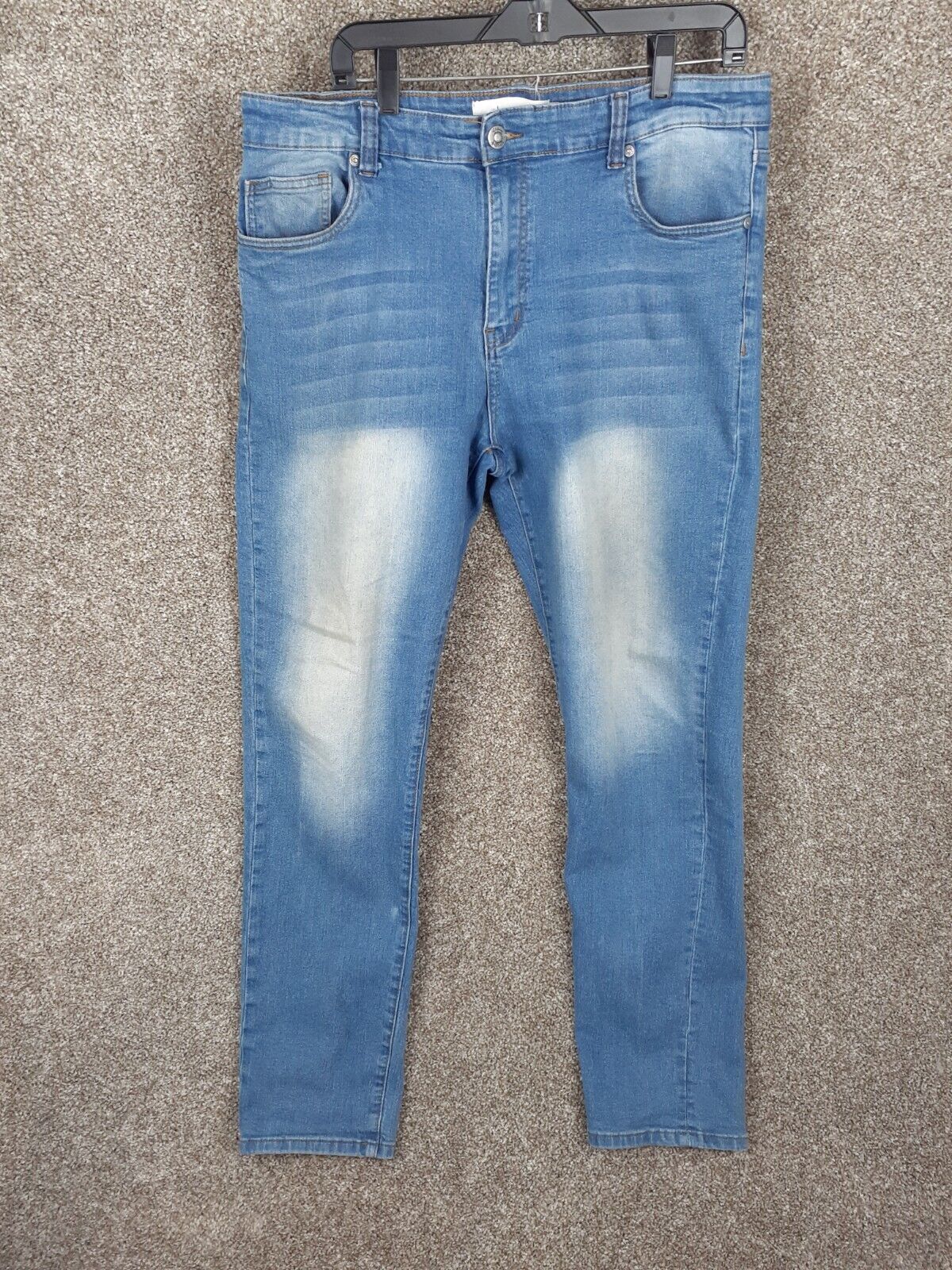 Stitches and Rivets Jeans Mens 36X29 Light Burnout Wash Stitches and Rivets Jeans Mens 36X29 Light Burnout Wash