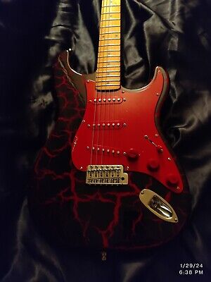 *RARE*Vintage Kaman GTX Maul Crackle Red  MIK W/PUSH/PULL COIL TAP