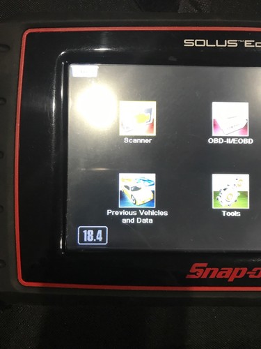 SNAP ON SOLUS EDGE SCANNER SNAPON DIAGNOSTICS EESC320 VERSION 18.4 EURO & ASIAN