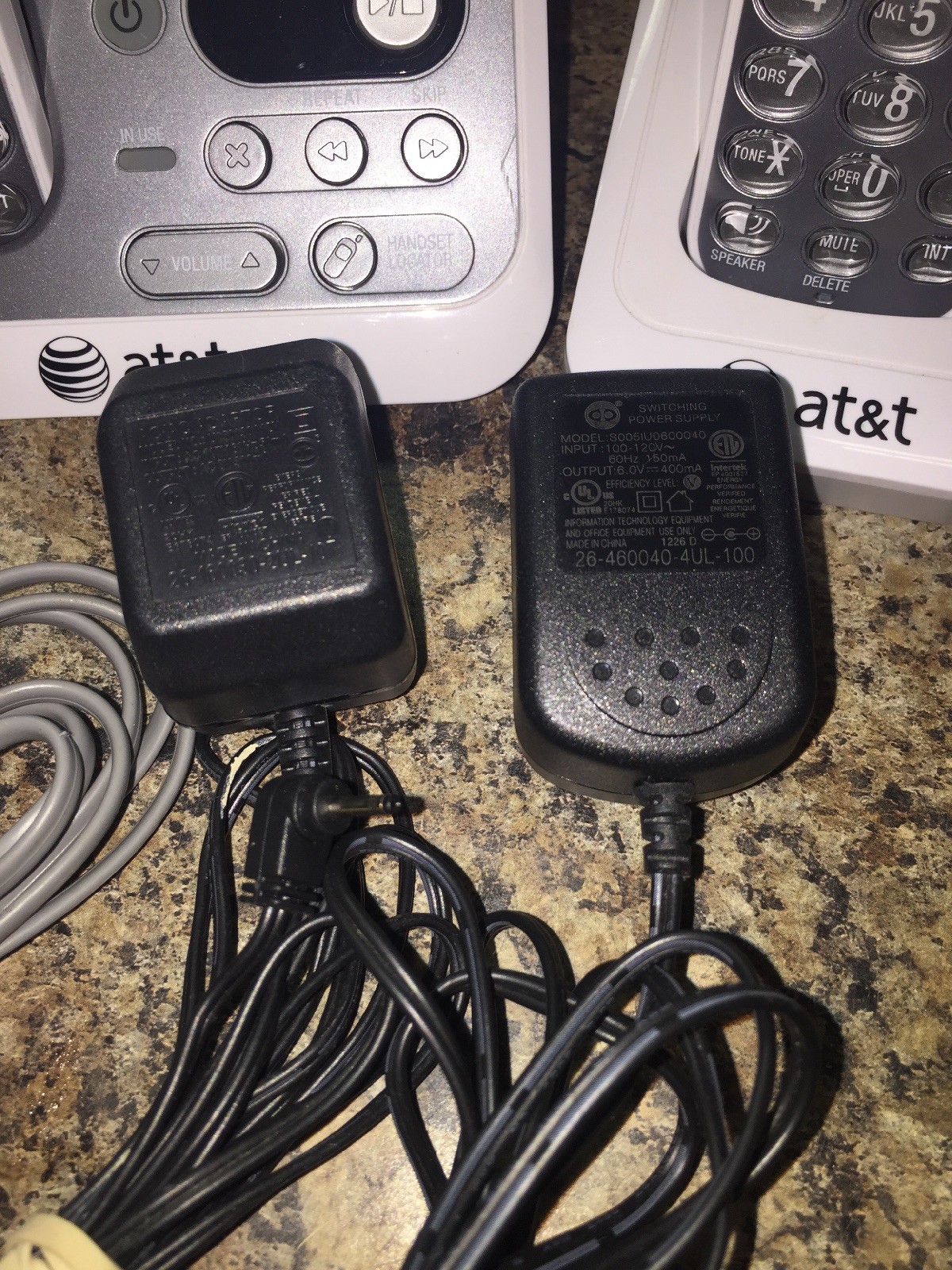 AT&T DECT 6.0 EL52260 Two Handset Cordless Digital Answering System