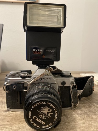 Canon Vintage 1984 35mm Camera | AE-1 Program | Olympic