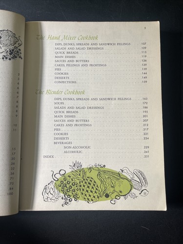 The Mixer Hand Mixer and Blender Cookbook Book Culinary Arts Institute Recipes