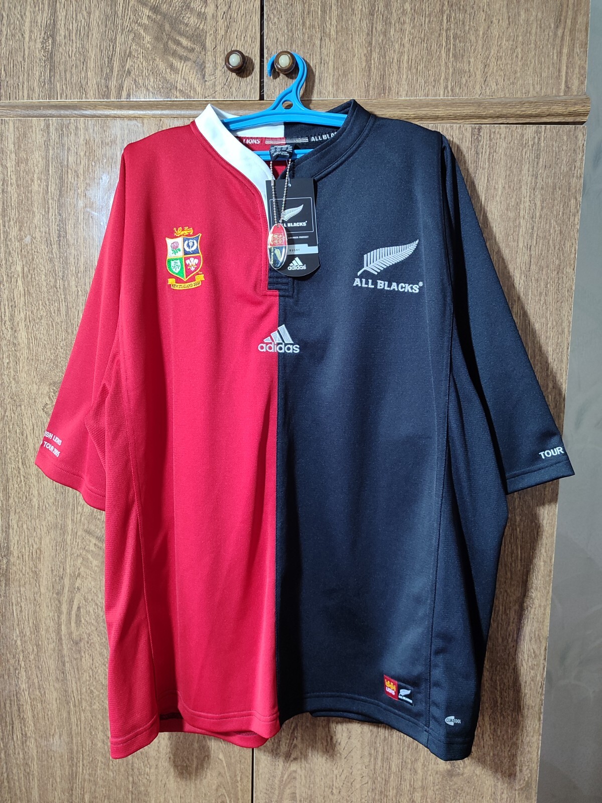 British & Irish Lions All Blacks Adidas Rugby Jersey 2005