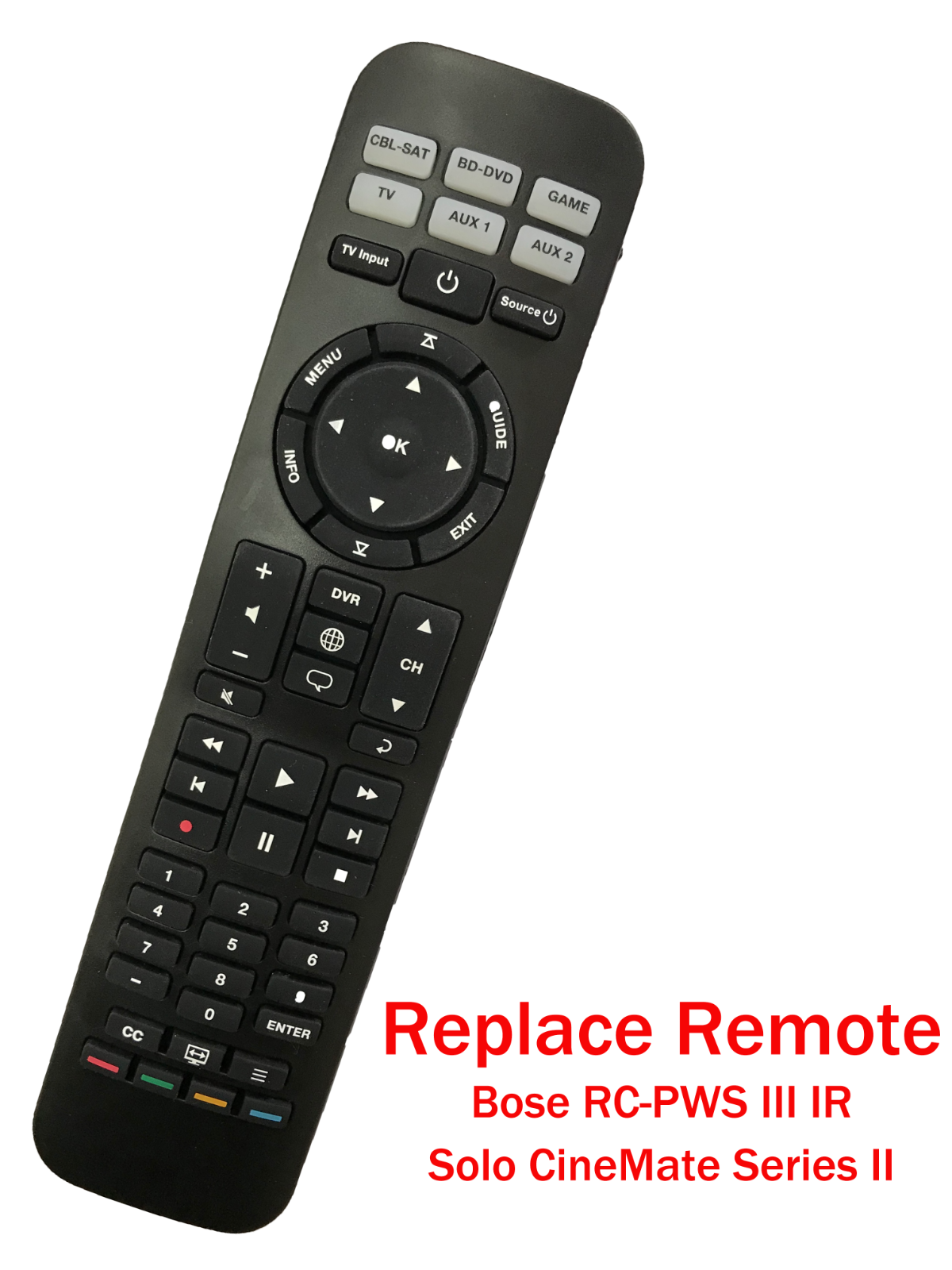 bose solo 15 remote