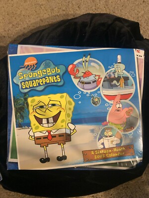RARE 2002 Viacom SpongeBob SquarePants - A Sixteen Month 2003 Calendar