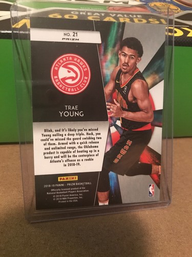 Trae Young Freshman Phenoms Silver Prizm Atlanta Hawks