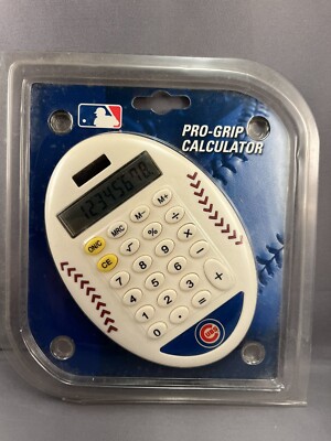 NEW Chicago Cubs Pro-Grip Solar Calculator MLB 8 digits