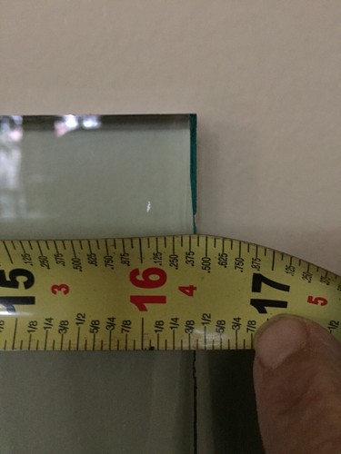 Xray Glass X-ray 16 1/2 X 29 1/2 X 1/2