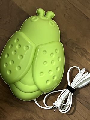 IKEA Lady Bug Wall Night Light SIMLA Bagge Green LadyBug Kids Room Lamp