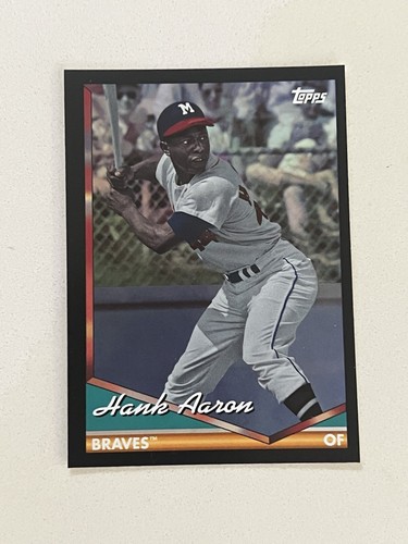 Hank Aaron Milwaukee Braves 2024 Topps Archives 