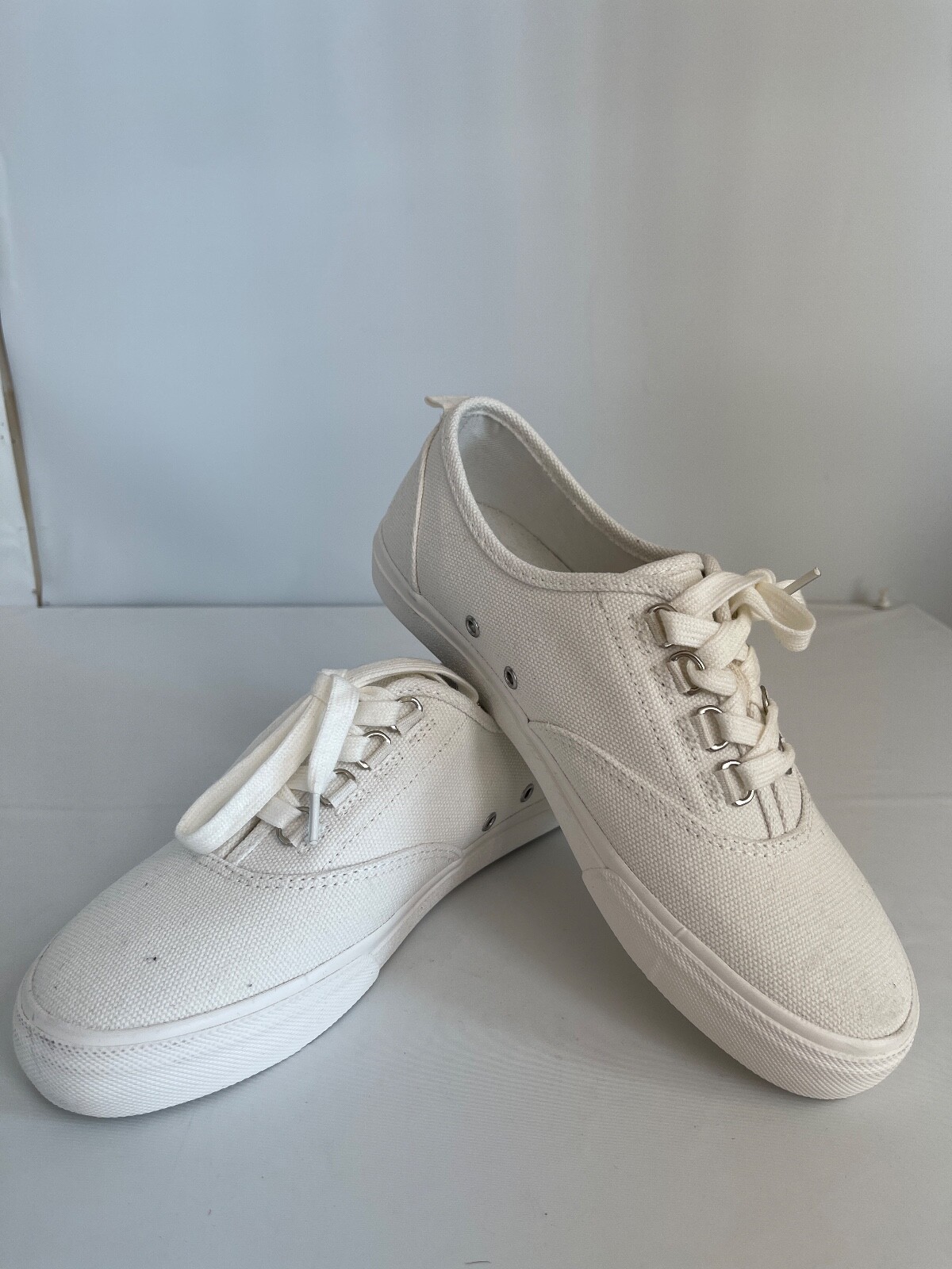 NWOB J.Crew Recycled canvas sneakers in White Size 7 AO773