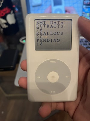 Apple iPod 20GB ホワイト 2004年モデル　A1059 Vintage Apple iPod A1059 20 GB - 4th Generation - White