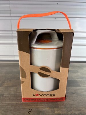 Lovffee Ceramic Premium Coffee Container: Holds 1 Pound Whole Coffee Beans