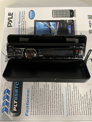 Pyle PLT85BTCM 7" Bluetooth Head unit Receiver and Backup Car Cam.Kit  See Notes