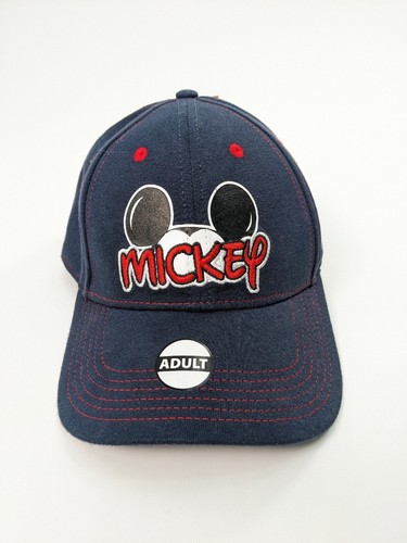 New Mickey Mouse Navy Blue Baseball Cap Disney 90 years True