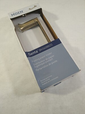 Moen BH3608BZG GENTA Pivoting Toilet Paper Holder - Bronzed Gold Finish