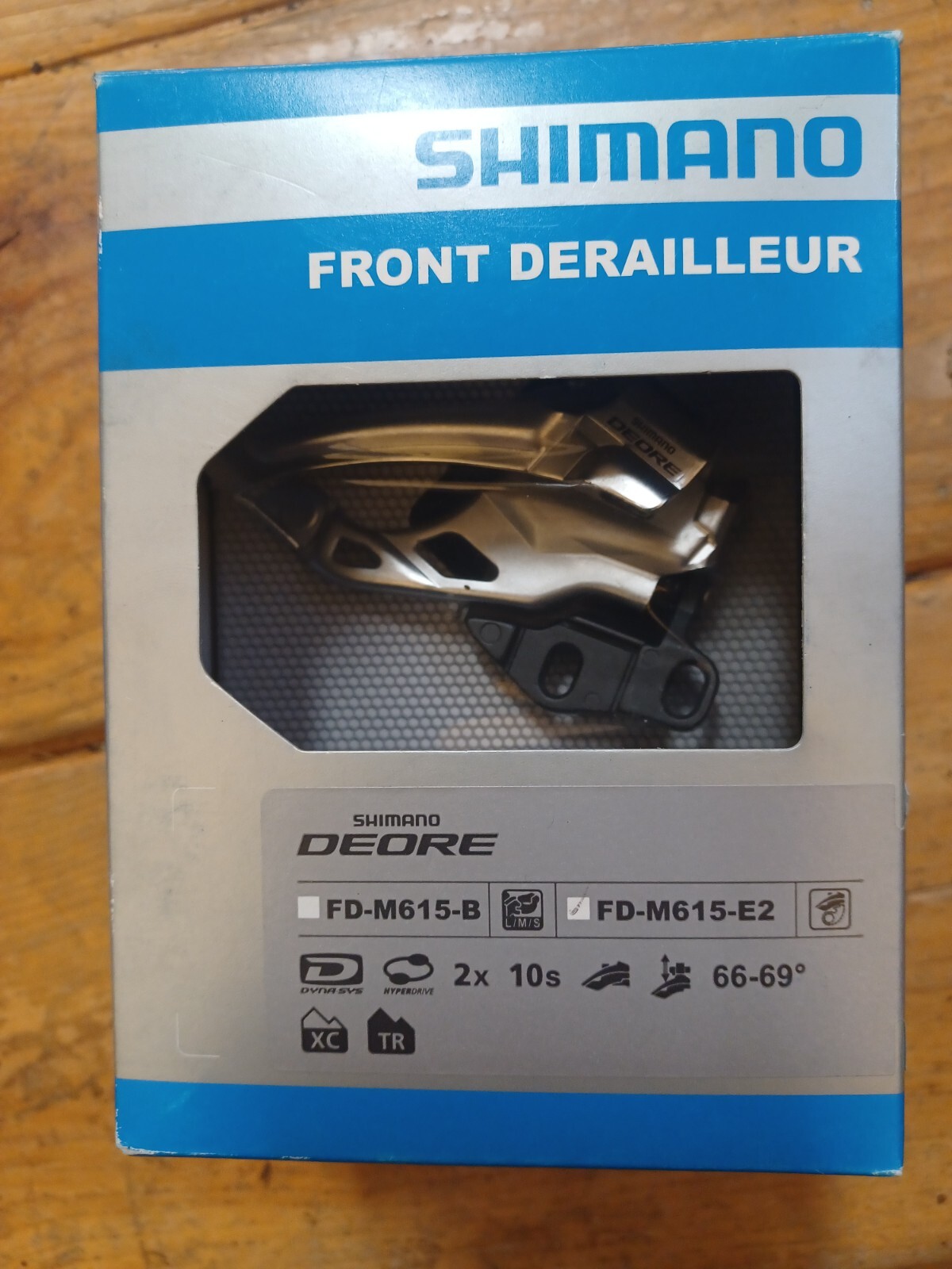 Dérailleur avant Shimano FD-M615, DEORE TOP-SWING, DUAL-PULL direct mount