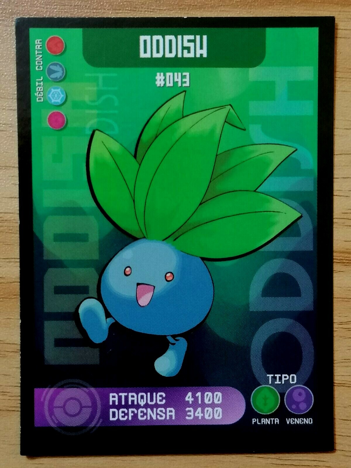 POKEMON TCG #43 ODDISH 2020 Card Kanto PERU South America