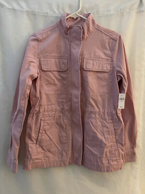 womens xs pink jean jacket Nwt $69.99 Gap